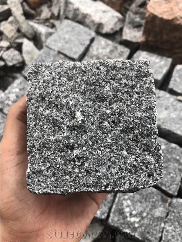 Vietnam Natural Granite And Basalt Cube Paver