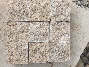 Yellow Granite Cubic From Vietnam