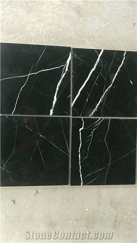 Beijing Nero Marble Cheap Black Marble Tiles Price