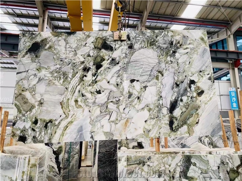 Ice Connect Marble,White Beauty Marble Slabs