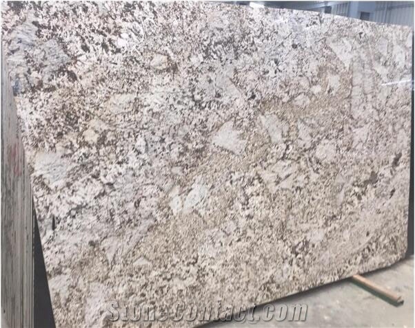 Alaska White Granite Slabs, India K. White Granite