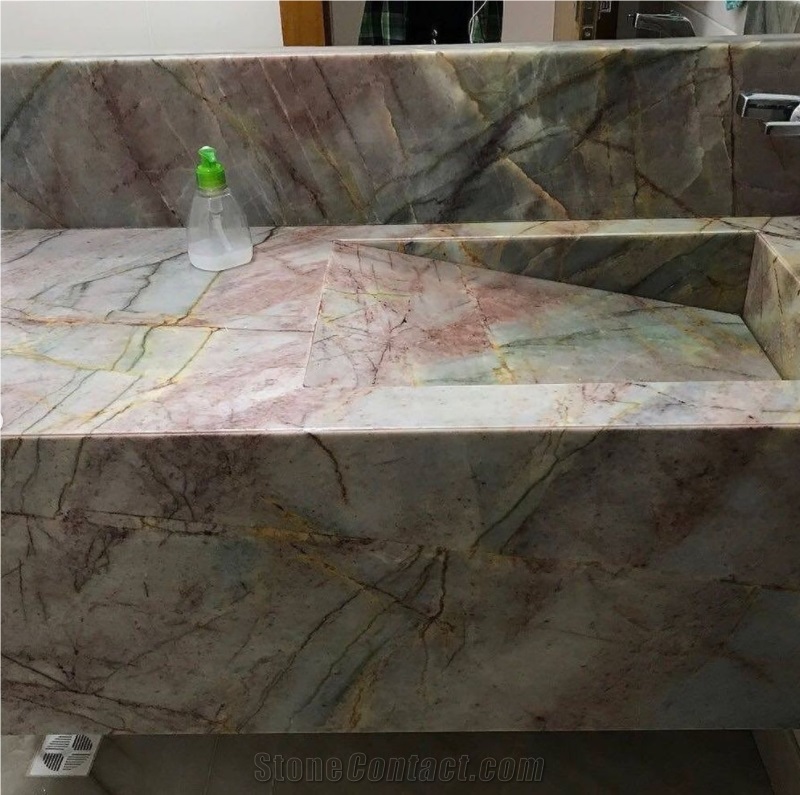Aurora Borealis Quartzite Brazil Quartzite For Bathroom 