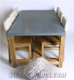 Blue Limestone Table Top