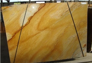 Giallo Macaubas Quartzite Slab, Brazil Yellow Quartzite