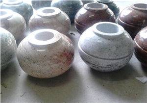 Granite Vase , Granite Flower Pot, Granite Urn Vaults