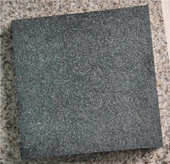 Hebei Granite Flamed Slabs China  Absolutely Black Granite