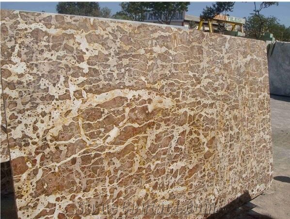 Panther Marble Slabs & Tiles, India Yellow Marble