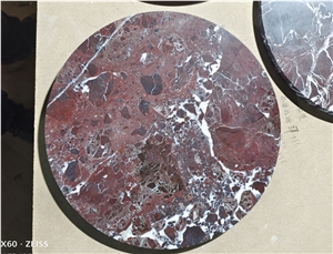 Round Wine Marble Coasters