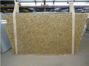 Venetian Gold Granite Slabs, Yellow Granite Slabs Brazil