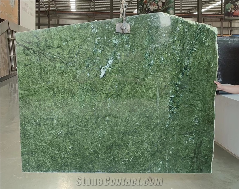 China Green Marble Floor Slab Dandong Green Bathroom Tile