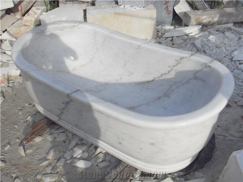 Design Round Stone Bath Tubs Beige Travertine Hotel Bathtub