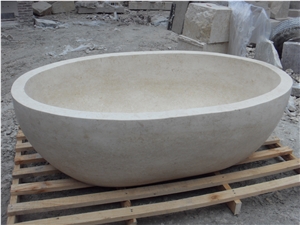 Interior Design Marble Bath Tubs Egyptian Cream Oval Bathtub