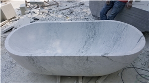 Marble Hotel Classic Bathtub Arabescato Oval Bath Tubs