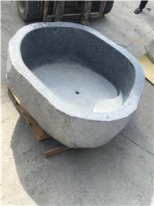 Stone Bath Tubs River Stone Freestanding Outdoor Bathtub