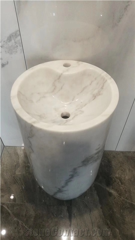 Stone Bathroom Vessel Sink Romano Travertine Oval Wash Basin