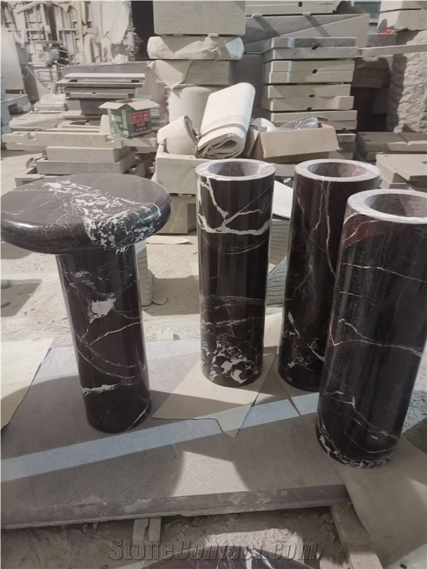 Stone Hotel Table Furniture Noir Grand Marble Cafe Table