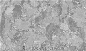 Elvin Grey Polished Sintered Stone Slabs