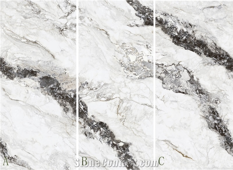 Mountain And Flowing Water Sintered Stone Slab