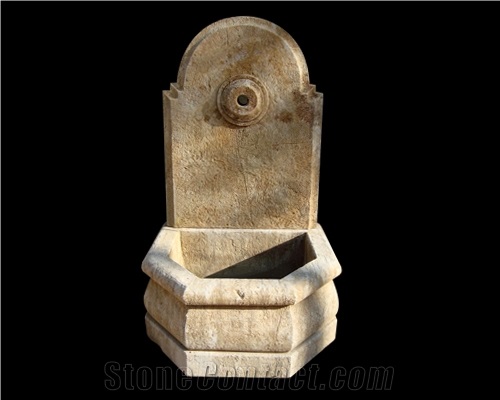 Antique Finish Wall Fountain 01