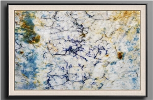 Luxury Multicolor Blue Slab
