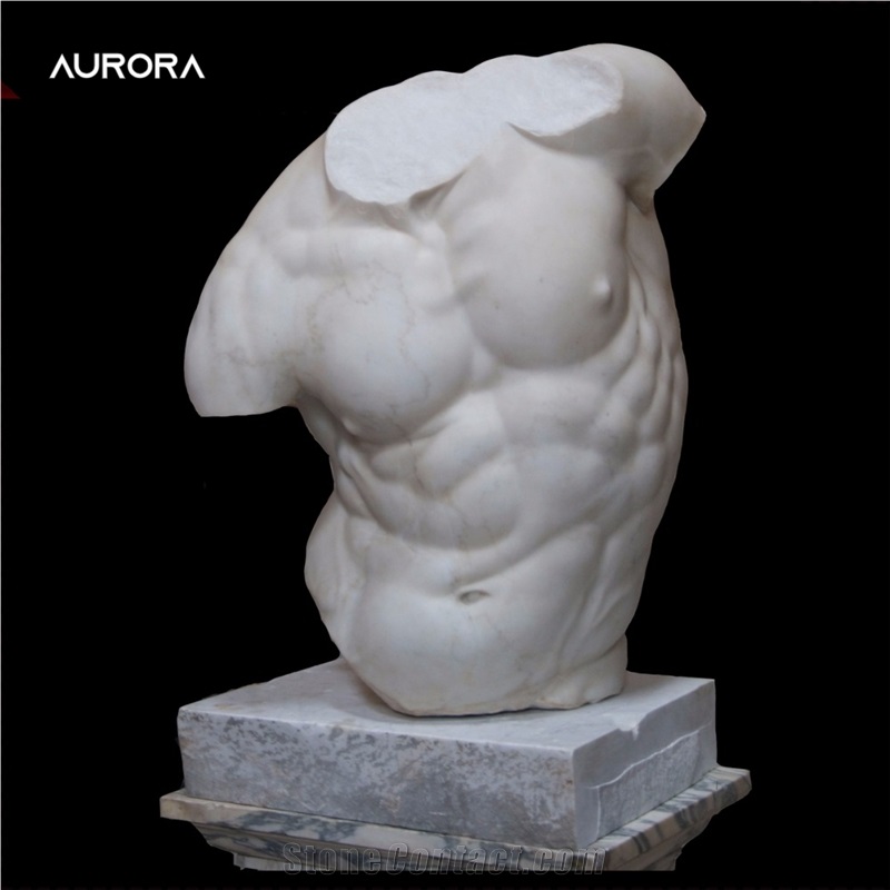 Strong Male Torso Sculpture