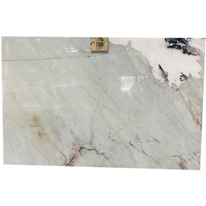 Brazil Green Quartzite Cristallo Tiffany Quartzite Big Slabs