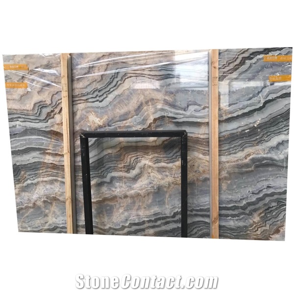Chinese Book Matched Veins Lafite Impression Marble Slabs