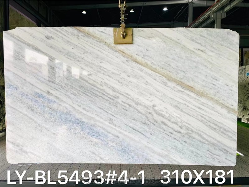 High Quality Polished Rainbow Blue Marble For Decoration