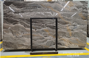 High Quality Polished Silver Shadow Quartzite For Countertop