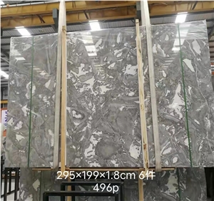 High Quality Polished Statuario Grey Marble For Countertop