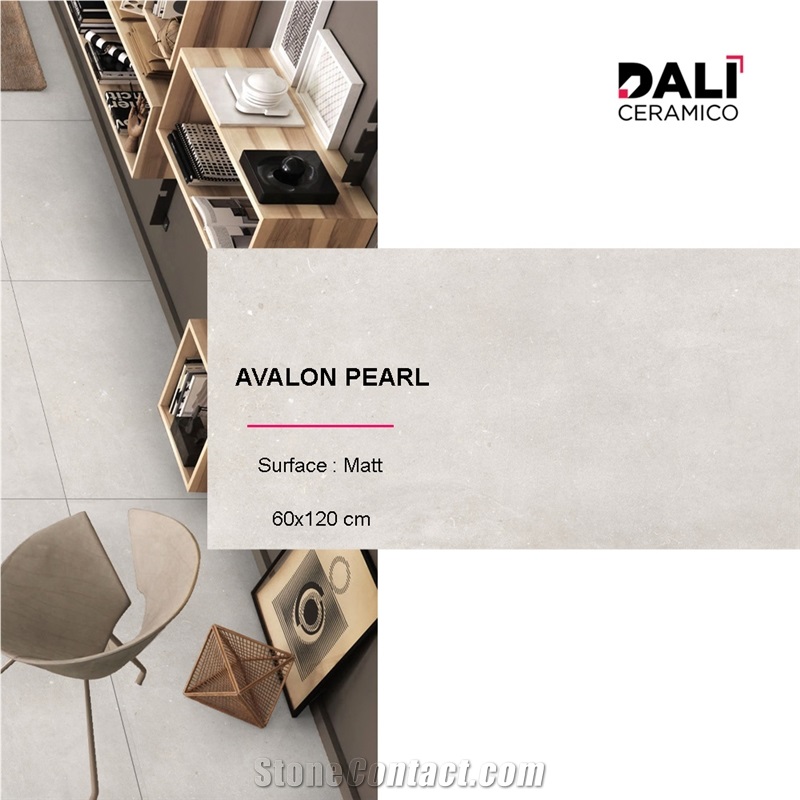 Avalon Pearl Porcelain Floor Tiles