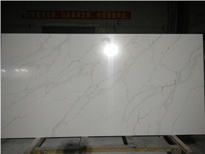 Calacatta Gold Quartz Slab