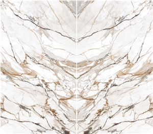 Gilded White Sintered Stone 1