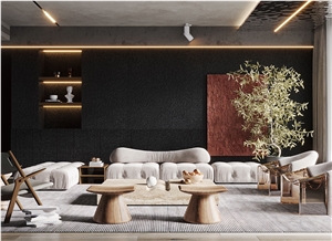 Space Black Sintered Stone
