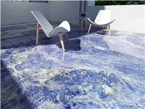 Azul Bahia Granite Application