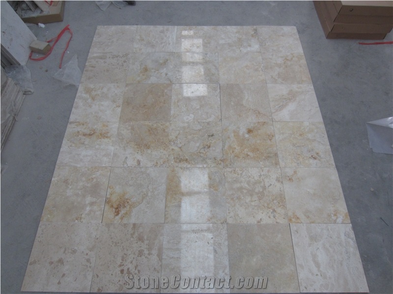 Beige Travertine Wall Tile Floor Tile Wall Cladding
