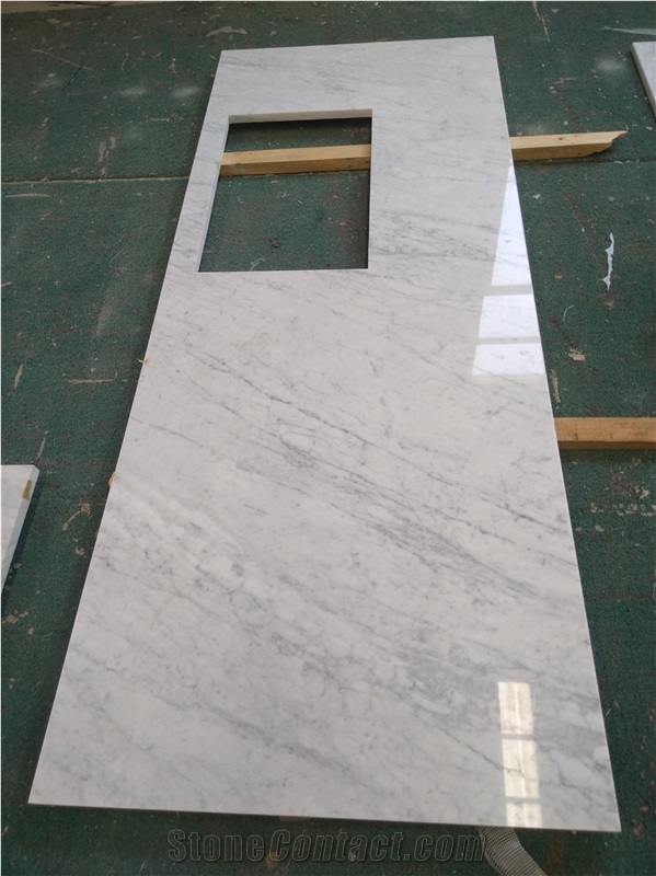 Bianco Carrara Marble Kitchen Top Series1