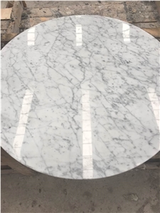 Carrara White Marble Table Top Kitchen Top