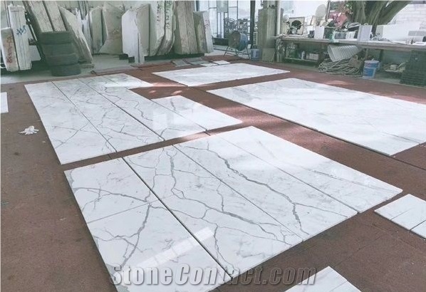 Italy Calacatta Marble Tile