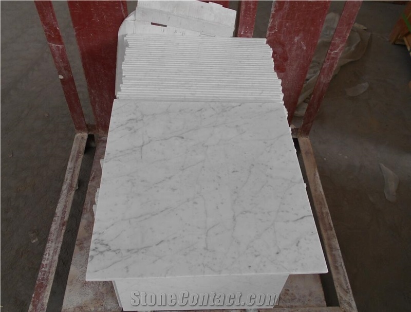 Italy Carrara White Marble Tile
