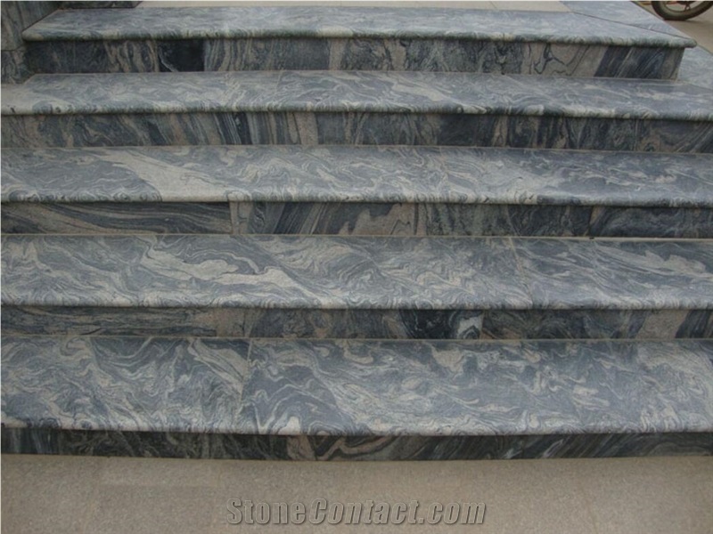 Juparana Grey Granite Steps