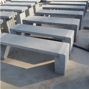 Light Grey Granite Stone Bench