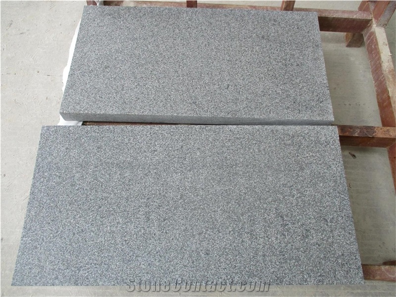 Popular New G654 Granite Tile Flamed