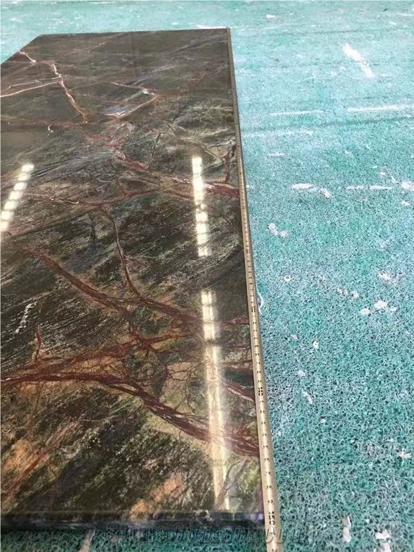 Rainforest Green Marble Table Top Kitchen Bench Top