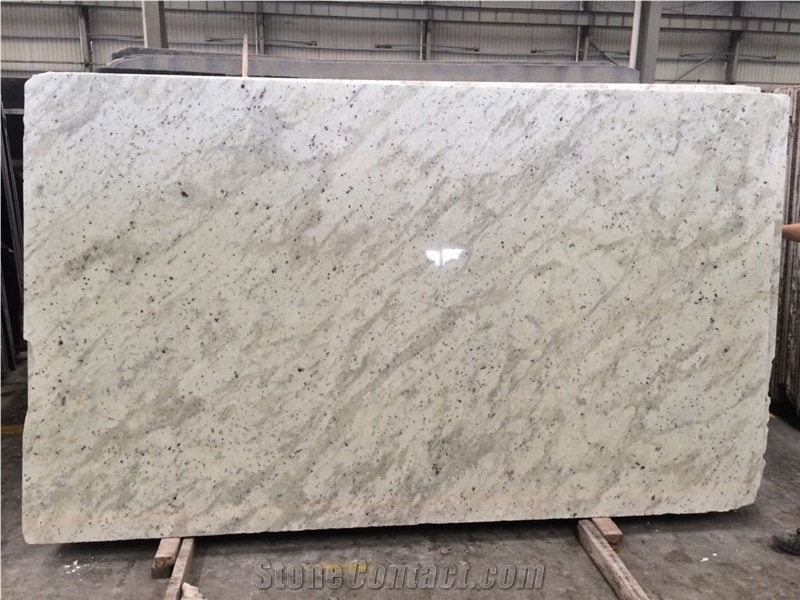 White Santa New Kashmir White Granite Slab Granite Tile