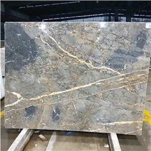 Gris Sahara Marble Slabs, Tiles