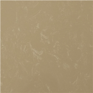 Beige Artificial Marble Engineered Stone Slab