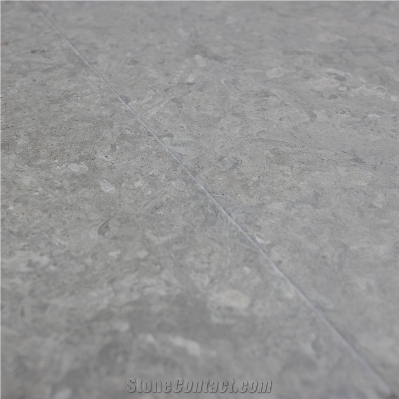 Oland Gillberga Grey Limestone Hors Brushed Floor Tiles