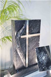 Bahama Blue Granite Headstone