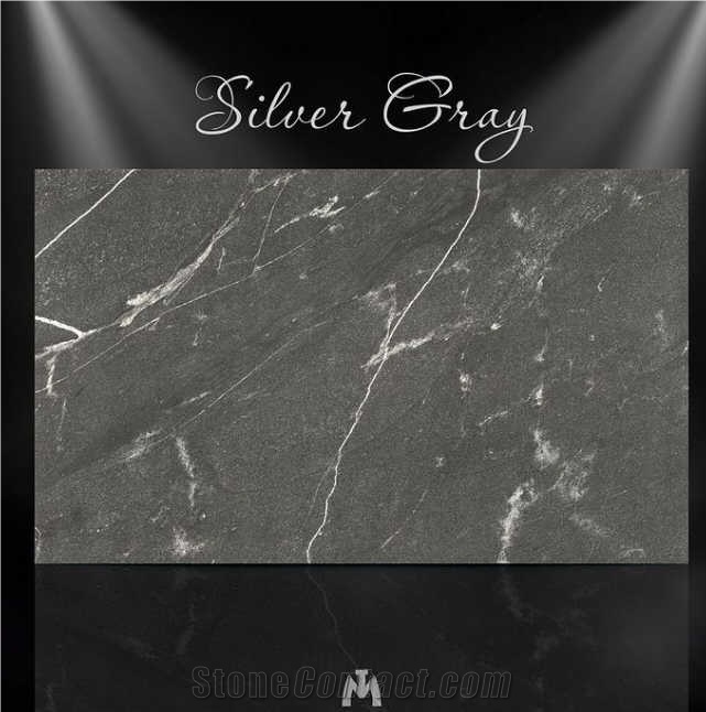 Silver Gray Granite Slabs